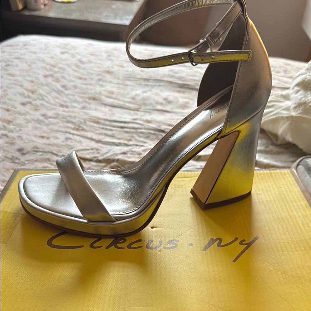 Circus by Sam Edelman Silver Women's Heels